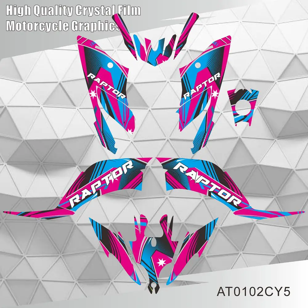 Для YAMAHA Raptor 125 250 250R графические наклейки мотоцикл фон на заказ