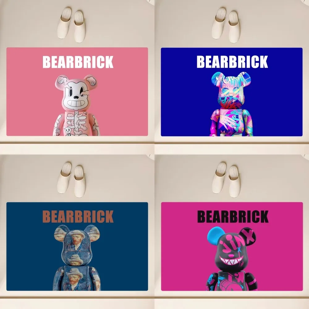 B-Bearbrick Современный Стиль Напольный Коврик Противоскользящий Ковер От Стены До