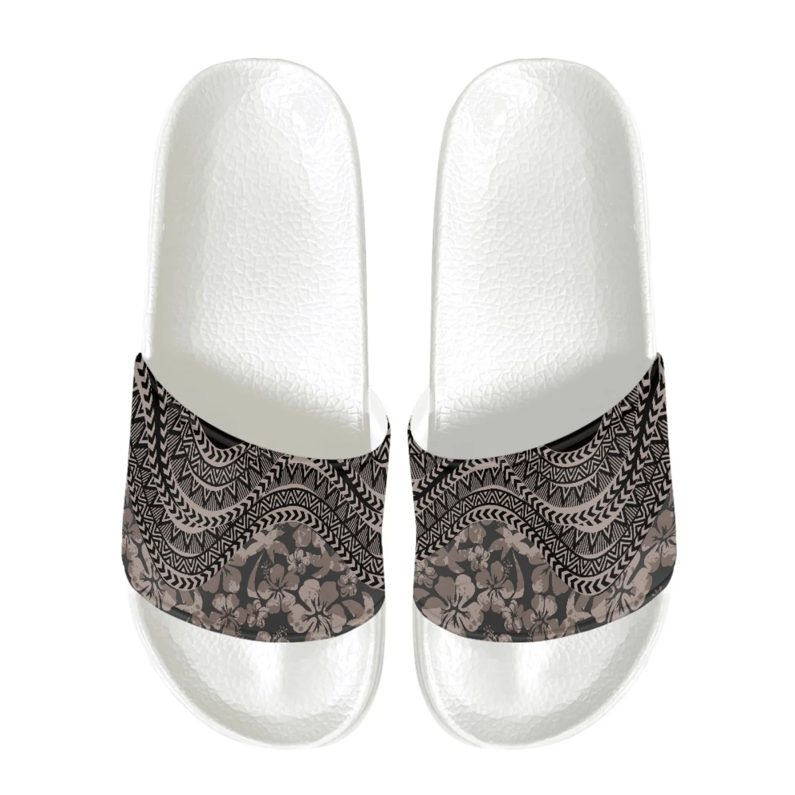 

Полинезийские племенные самоанские тапки с татуировками Самоа, летняя мягкая обувь с принтом в виде облаков, Нескользящие шлепанцы для ванной и пляжа из ЭВА