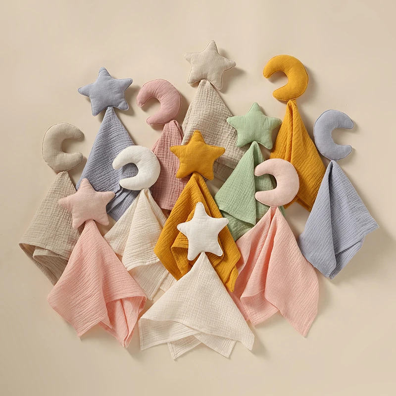 

Baby Cute Soothe Appease Towel Baby Cotton Comforter Blanket Newborn Bibs Saliva Towel Muslin Kids Sleep Toy Sleeping Dolls