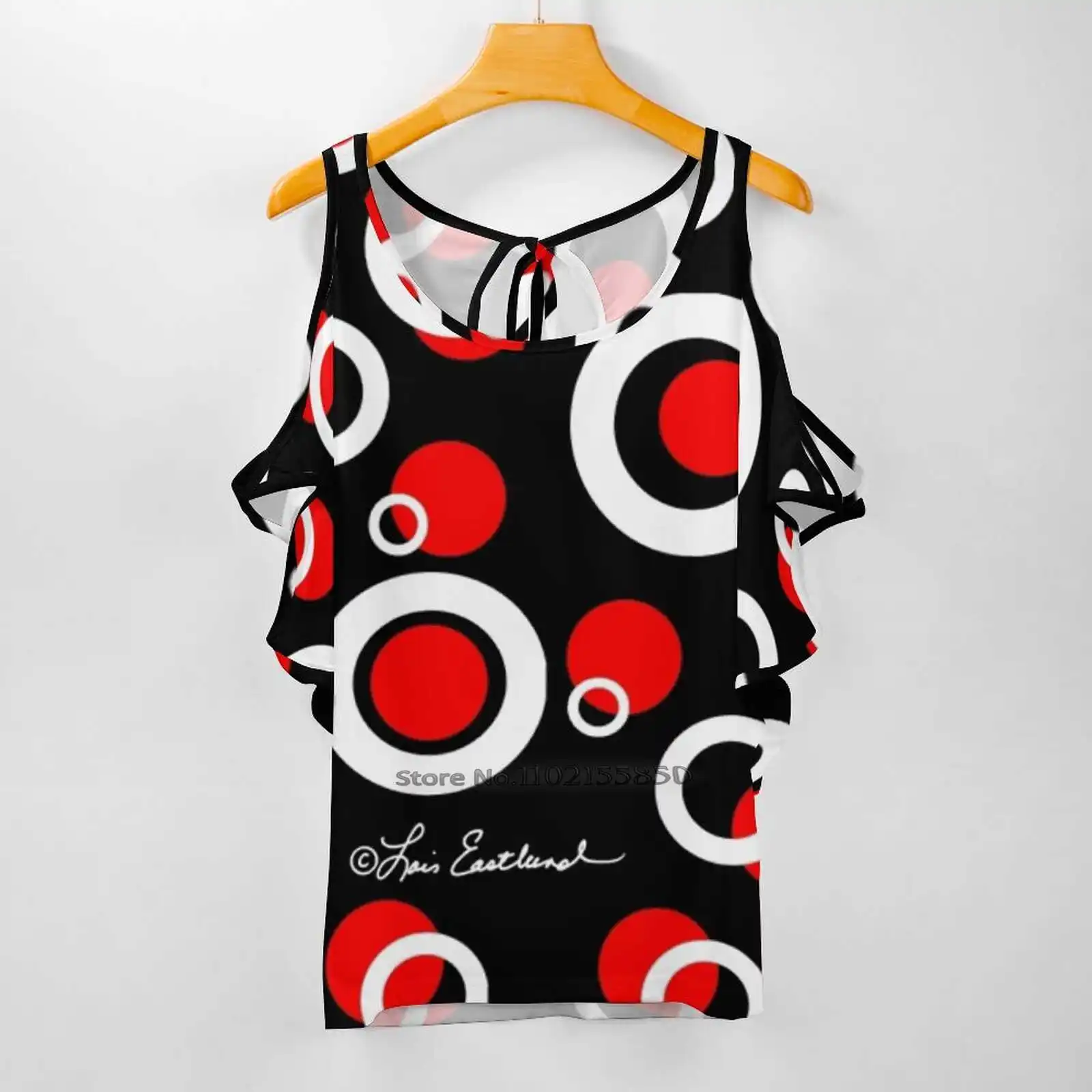 Женская футболка с коротким рукавом V-образным вырезом и молнией |