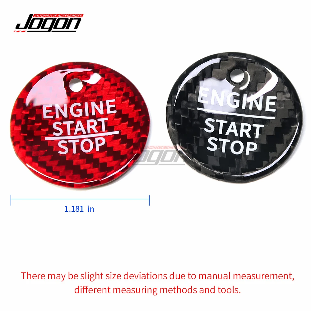 Наклейка из углеродного волокна для кнопки включения/остановки двигателя в