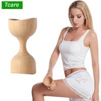 tcare wooden massager handheld massager stick for fascia cellulite muscle abdomen body therapy massager muscle belly relief tool