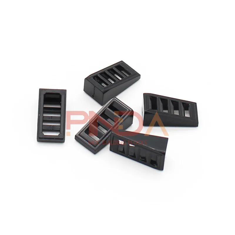 Фото 50 шт. MOC Assembla Particelle Pendenza 18 2x1x2/3 con 4 слота 61409 Строительные блоки Mattoni FAI DA TE Modello Bulk Tecnologia Pa №4