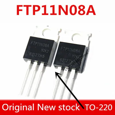 

Original 10pcs/ FTP11N08A TO-220 100A 75V