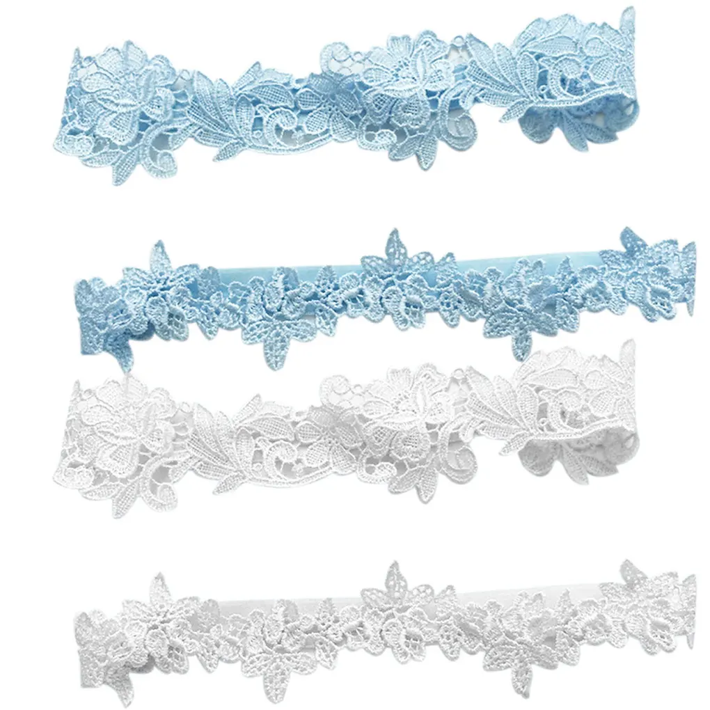

2 шт., кружевные подвязки с цветочным рисунком
