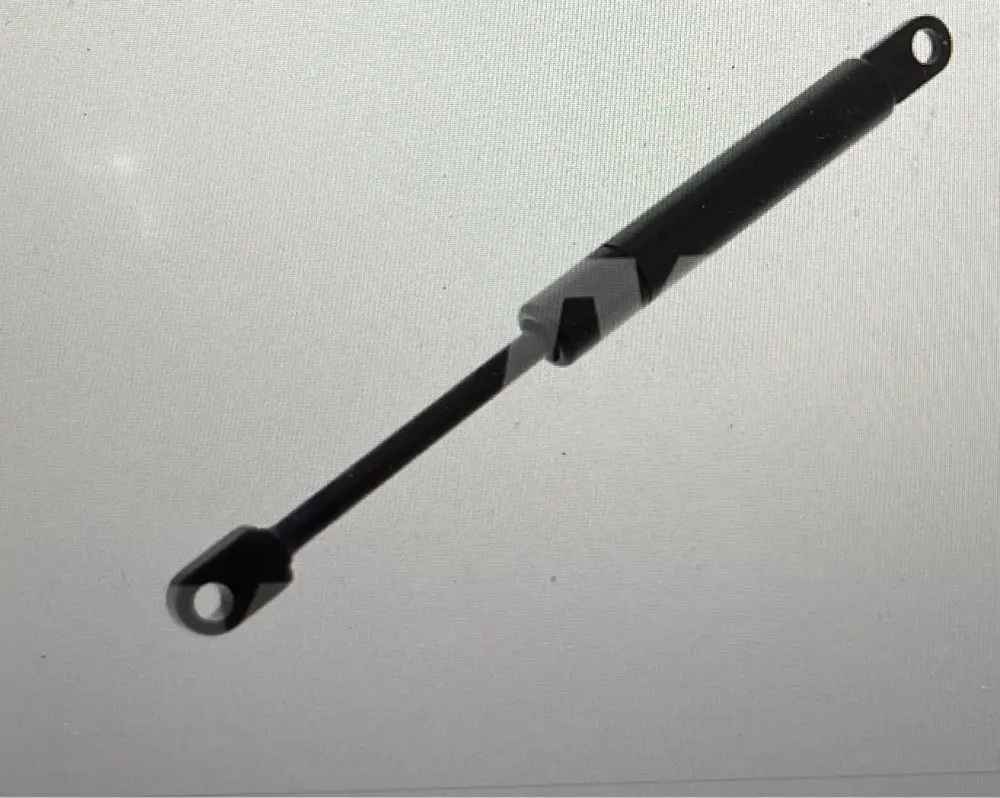 Газовая пружина с ходом 65 мм, общая длина 220 мм, сила Н, тип нажима, диаметр с монтажными кронштейнами fi8