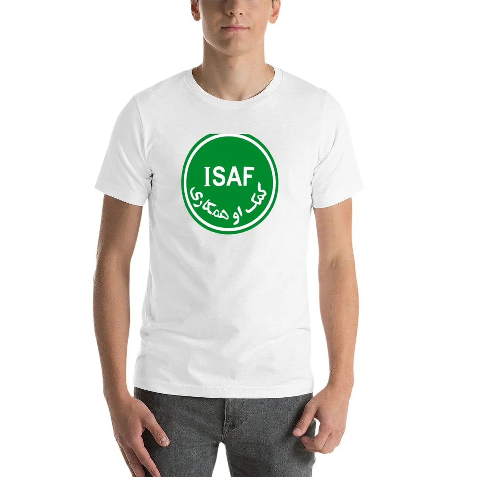 Фото Футболка ISAF INTERNATIONAL SECURITY ASSISTANCE FORCE, повседневная рабочая футболка с короткими рукавами №3
