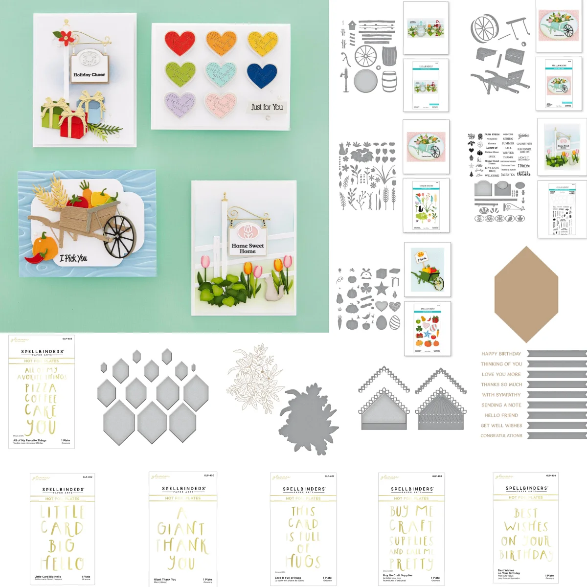 

Cardfront Sentiments Country Road Gems Collection Metal Cutting Dies Hot Foil Stencil Scrapbook Embossed Make Paper Diy Template