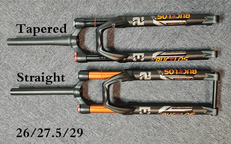 BUCKLOS велосипедная воздушная вилка 26 27 5 29 Mtb подвеска 1-1/8 ''коническая/прямая