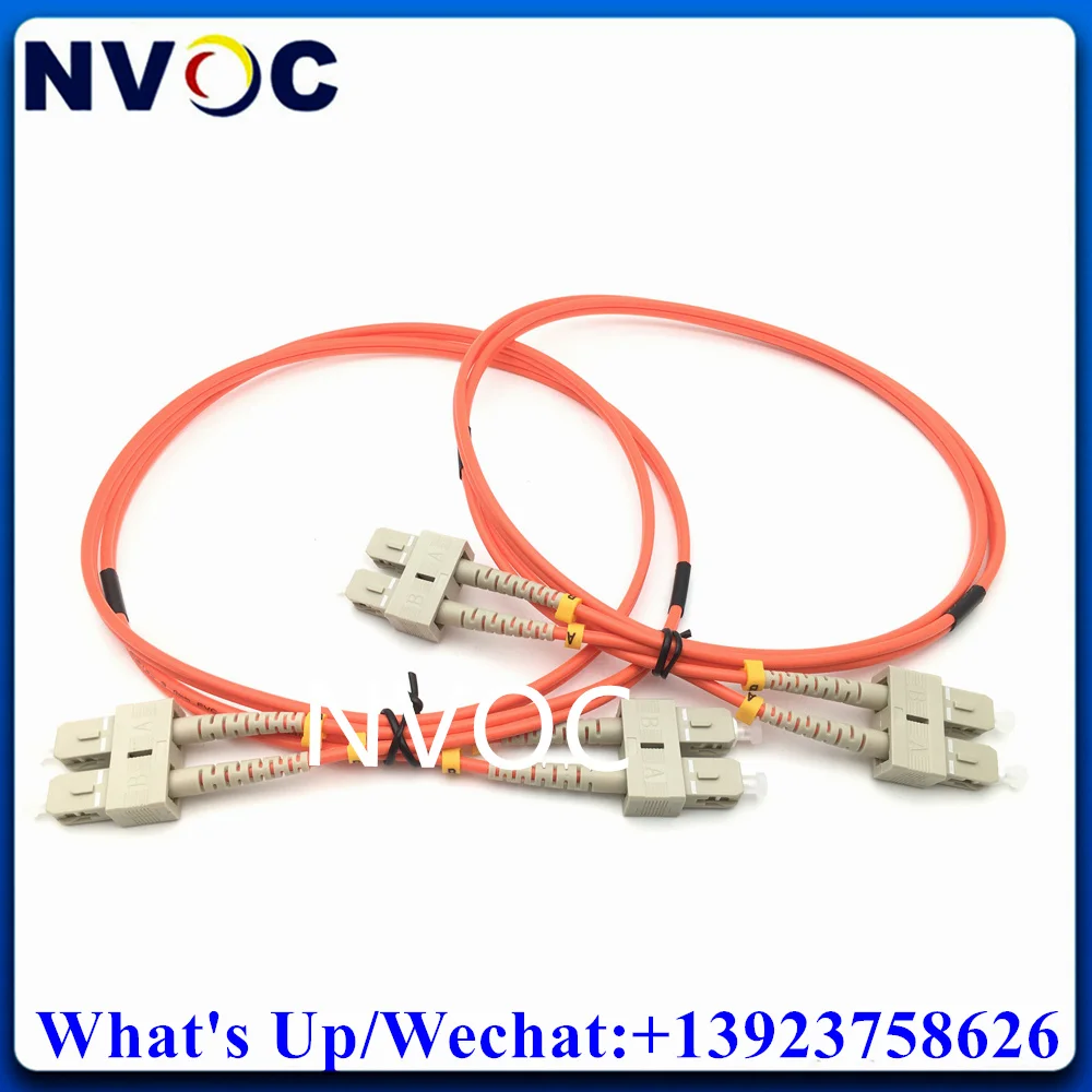 150 м SC-SC/ST/LC/FC многомодовый OM1 62 5/125 3 0 мм дуплексный LSZH оранжевый двойной внутренний