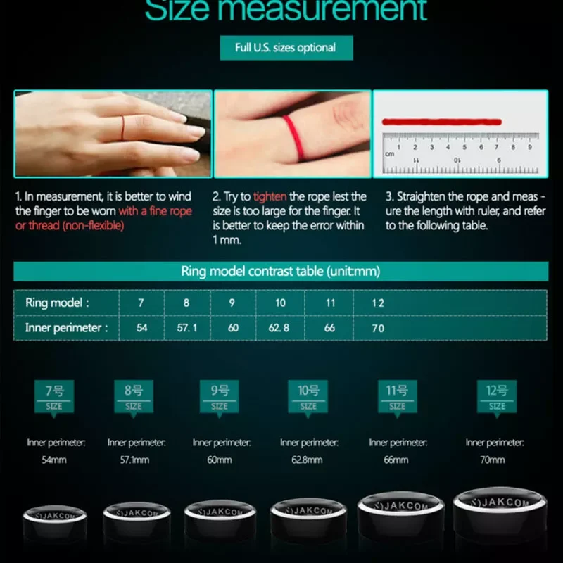 

R3F Smart Ring New Technology Magic Finger For iOS Windows waterproof High Speed NFC Phone Smart Wristbands