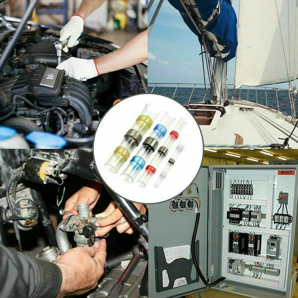 

2022 новые соединители, 100 шт., водонепроницаемые стыковые клеммы для припоя