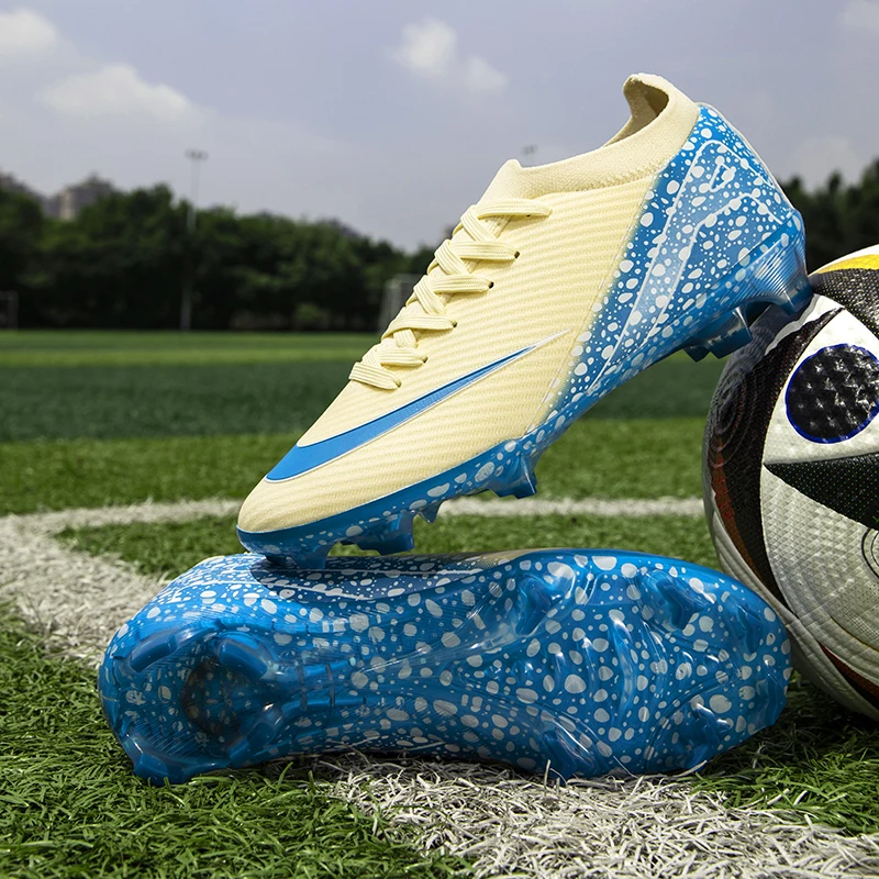 Мужские футбольные туфли закрытые спортивные быстрые профессиональные ботинки