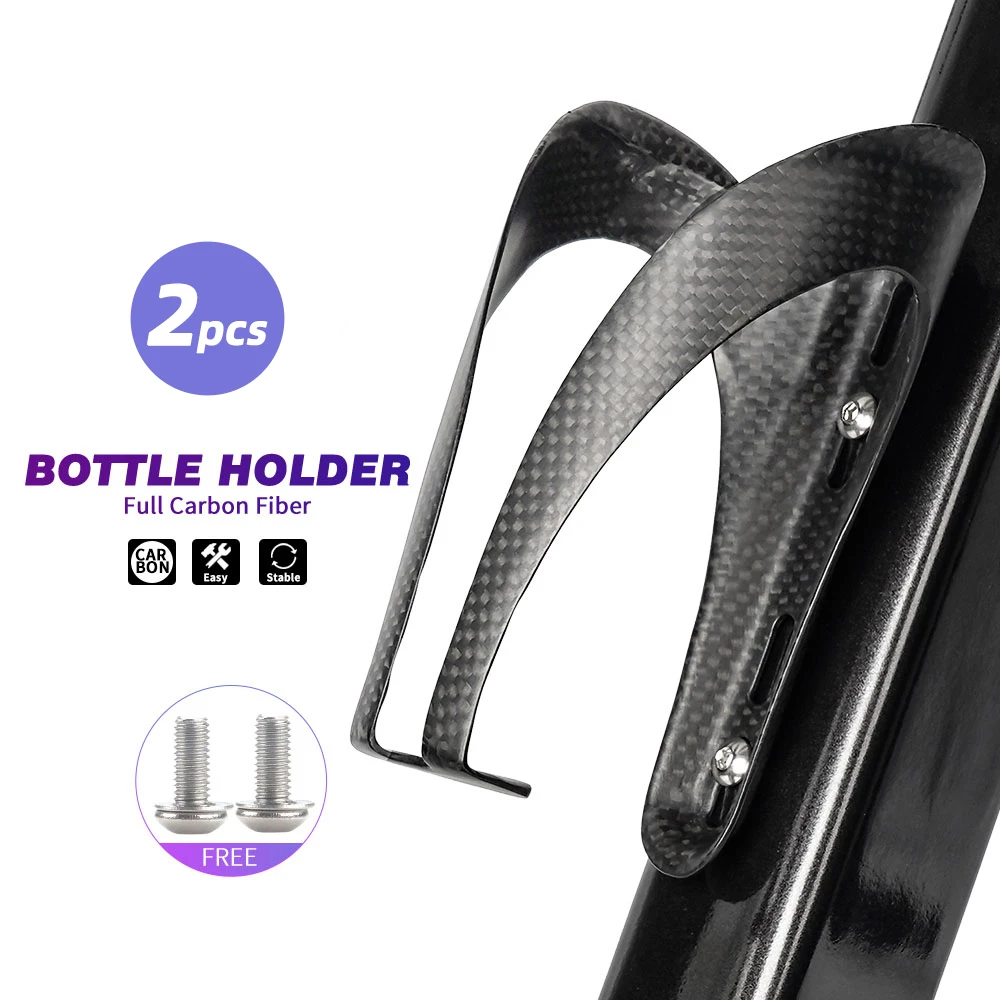 

Carbon Bicycle Water Bottle Ultra Light Drink Holder Bicycle 3k Weave Bottle Cage Carbon Appearance Can Be Customized