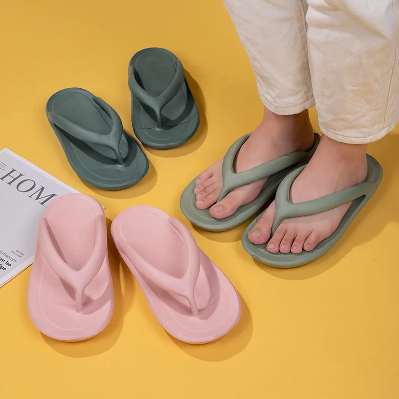 

Concise Women Flip Flops Outdoor Beach Non-slip Woman Sandals Solid Shallow Cozy Slippers Summer Fashion New Female Shoes 2022