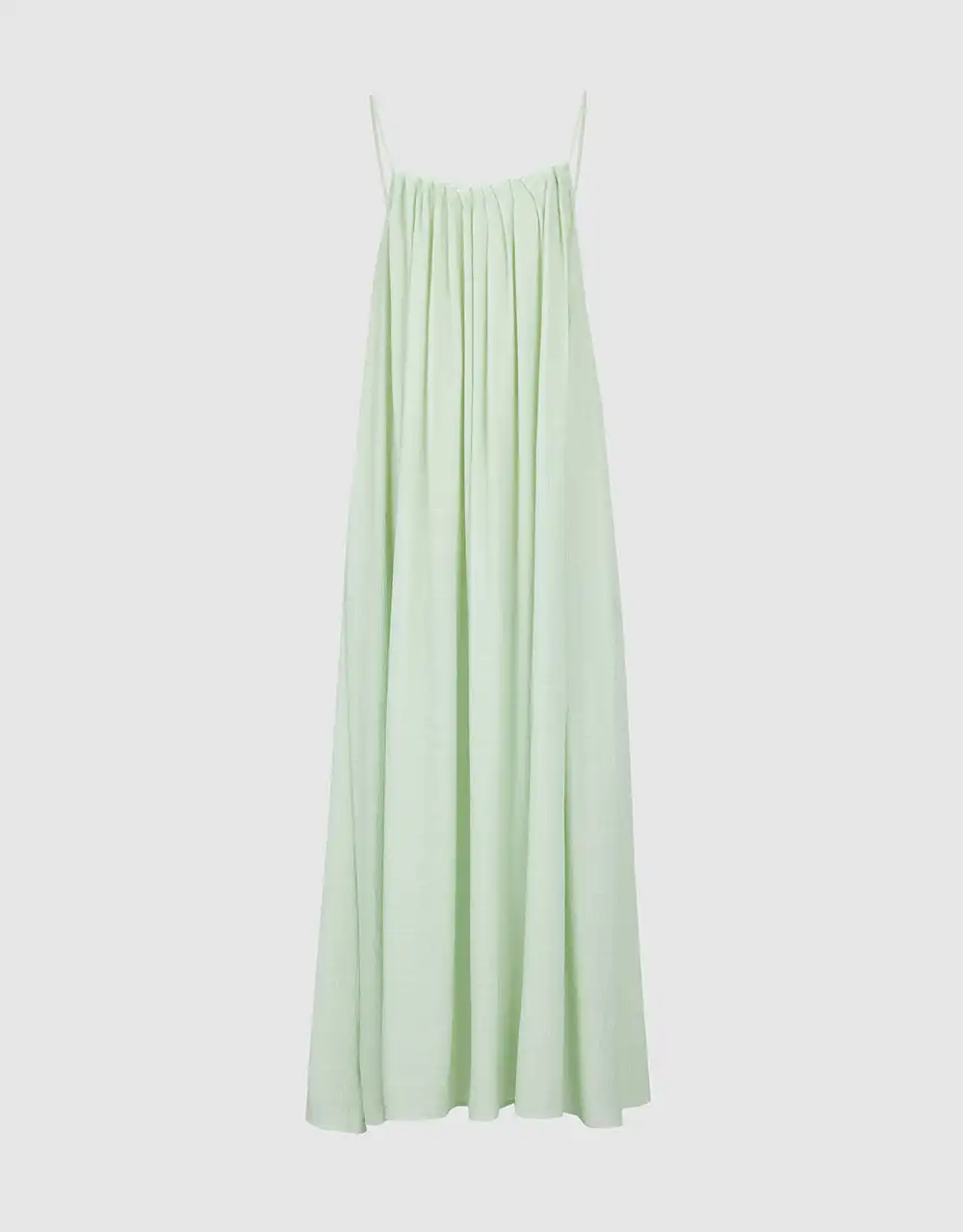 

Ruched Flowy Maxi Dress