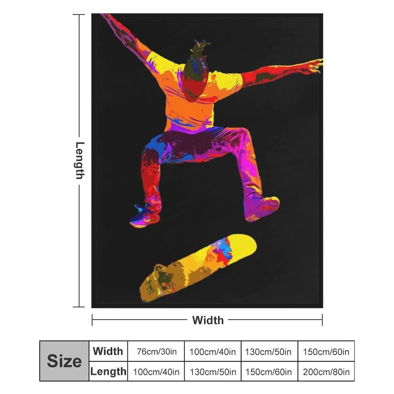 Цветное одеяло Kickflip роскошные зимние кровати меховые одеяла