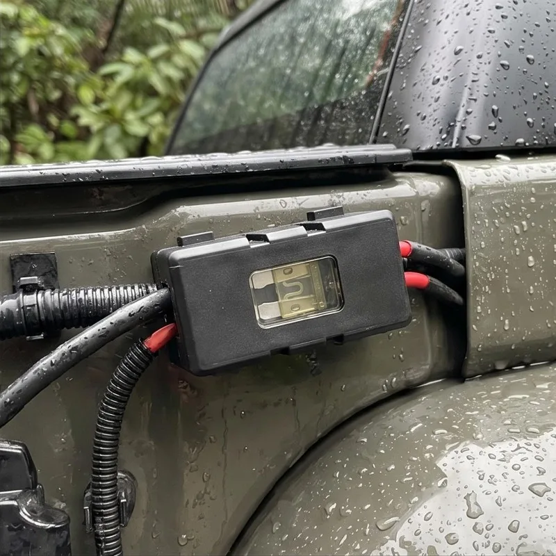 Фото Водонепроницаемый клеммный блок ANS Bolt-on Fuse Holder Mini ANS Fuse Block 30A-200A 32V DC для автомобильной аудиосистемы, электромобилей, морского транспорта, лодок, модификации автомобилей №5
