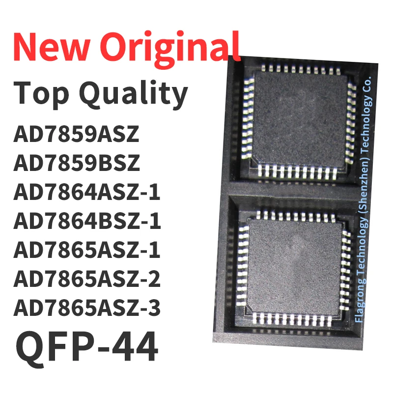 

1 Pieces AD7859ASZ AD7859BSZ AD7864ASZ-1 AD7864BSZ-1 AD7865ASZ-1 AD7865ASZ-2 AD7865ASZ-3 QFP-44 Chip IC New Original