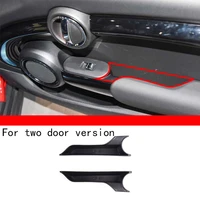 for bmw mini f55f56f57 two door version door storage box mobile phone tray blackred abs car interior modification accessories