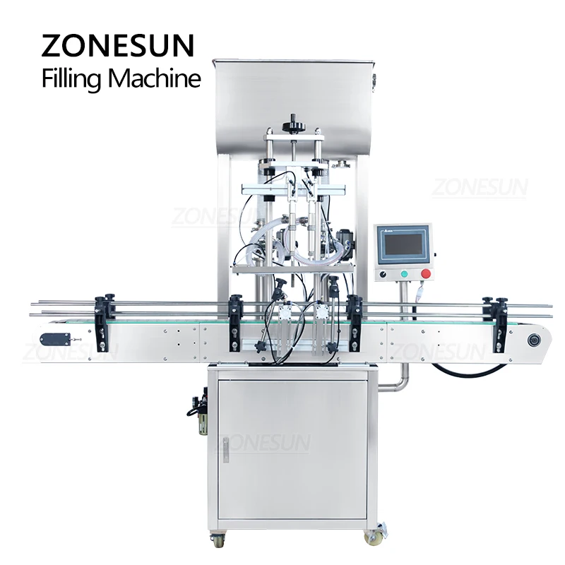 ZONESUN ZS-YT2T-2P пневматическая машина для розлива пасты поршневой насос вязкий жидкий