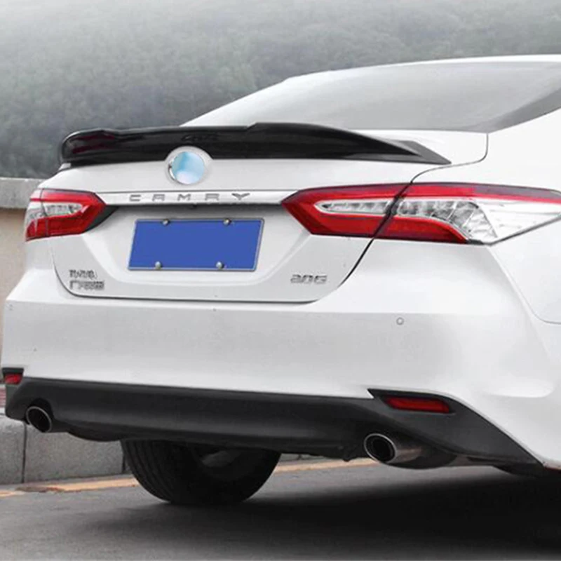 Для глянцевого черного спойлера аксессуары новый Toyota Camry АБС-пластик багажник