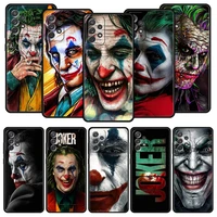 happy face j joker phone case for samsung galaxy a51 a71 a41 a31 a21s a11 a01 a03s a12 m31 m22 a32 a52 a13 5g soft cover coque