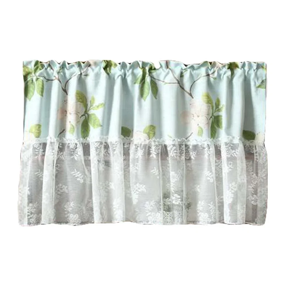 

Lace Short Kitchen Curtain Small Window Half Curtain Cafe Curtain Tier Curtain
