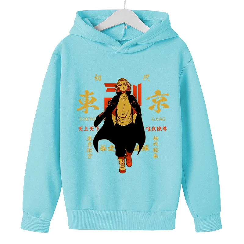 

Топ с аниме принтом Токийский Мстители для весны Hanagaki Takemichi для мальчиков и девочек осенний трендовый пуловер Harajuku спортивные хлопковые тол...