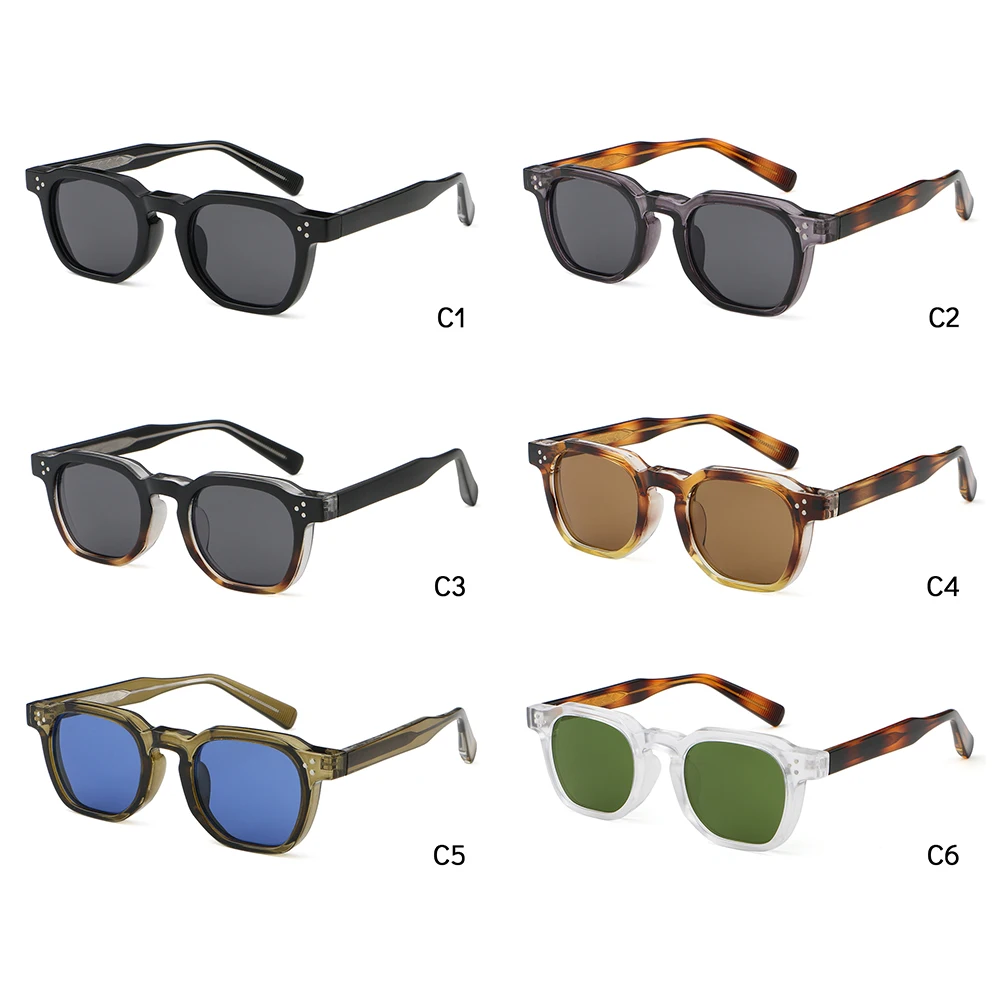 Квадратные Солнцезащитные очки Swanwick для мужчин и женщин многоугольные ретро