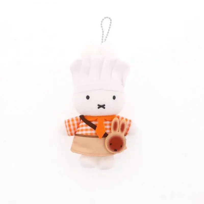 Kawaii Miffy плюшевый брелок с подвеской в виде кролика милая кукла сумка аксессуары