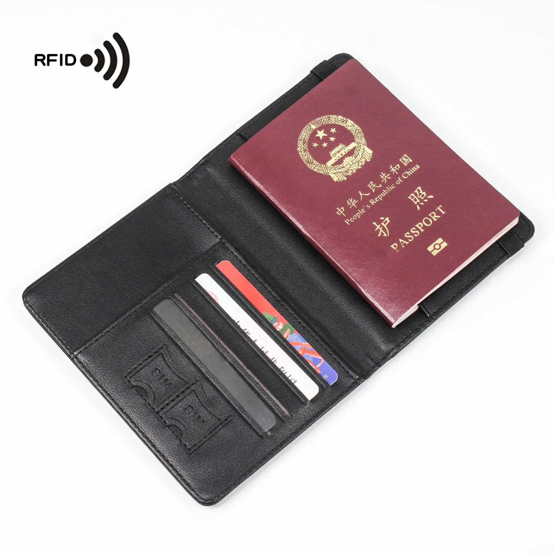 PU Leather Passport Holder Vaccine Card Holder RFID Blocking Travel Wallet Id Card Case Passport Cover for Women/Men
