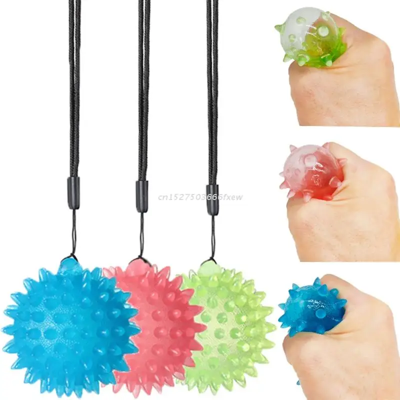 

Round Finger Hand Grip Massage Ball Adjustable Hand Grip Training Grip Hand Finger Carpal Expander Exercise Massage Ball