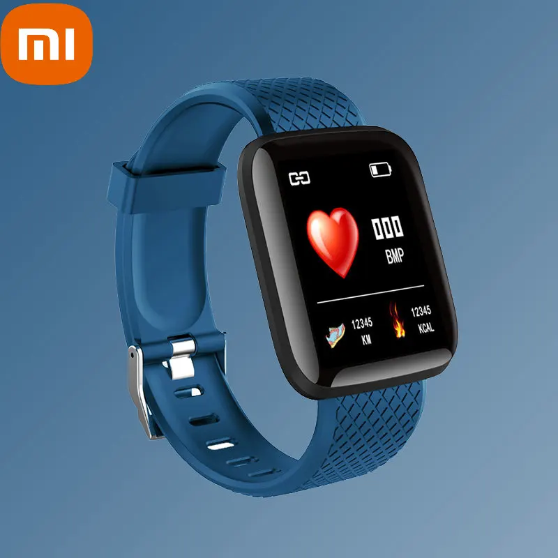 

Смарт-часы Xiaomi с пульсометром, тонометром, водонепроницаемые
