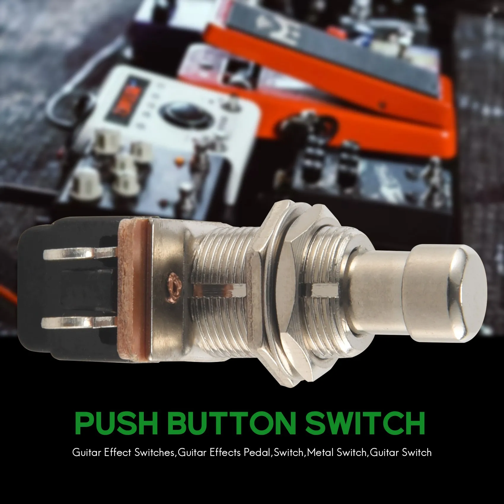 Коробка педалей эффектов для гитары мгновенная кнопка SPST ножного переключателя