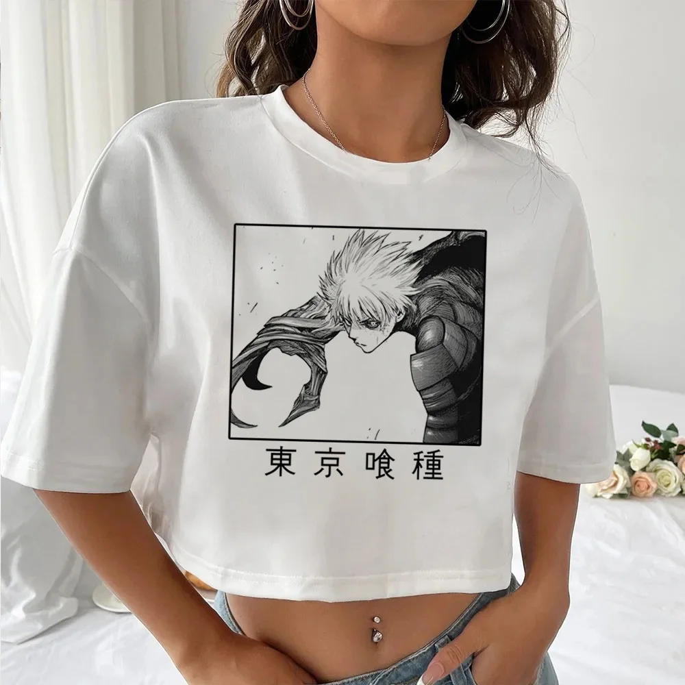 Футболка Tokyo Ghoul Kaneki Ken Suzuya Juuzou для девочек удобная дышащая футболка в стиле каваи