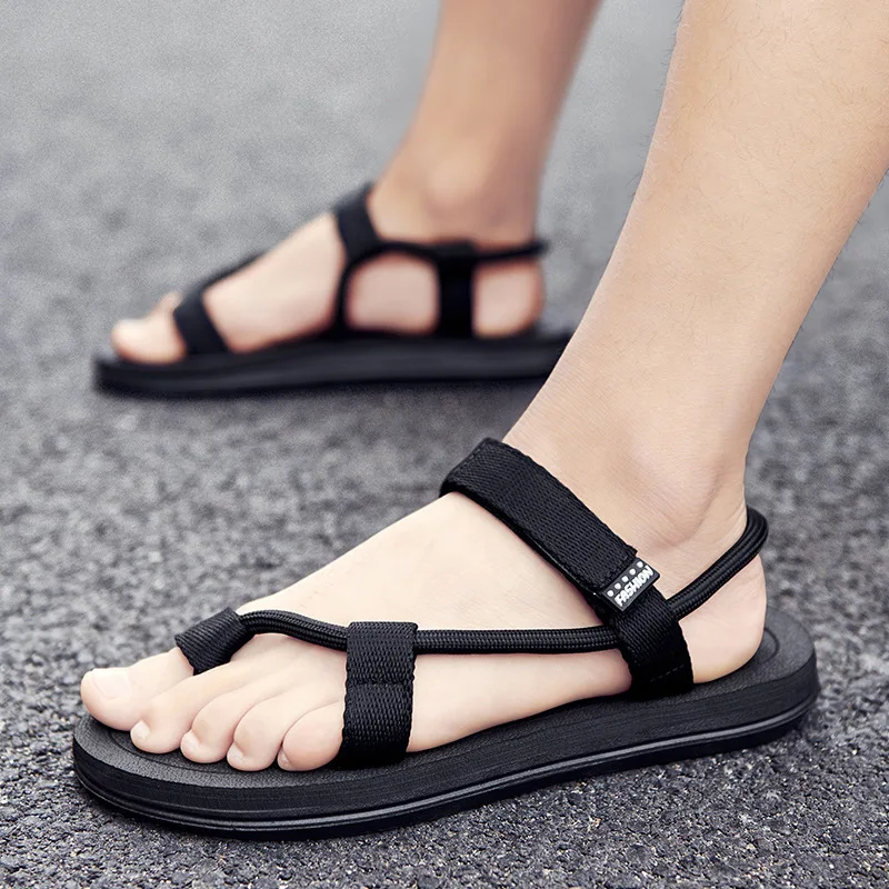 

Men sandal Summer Sandals For Men Roman Outdoor Beach Comfortable Shoes Flip Flops Slip on Flats Opened Toe Sports Slippers