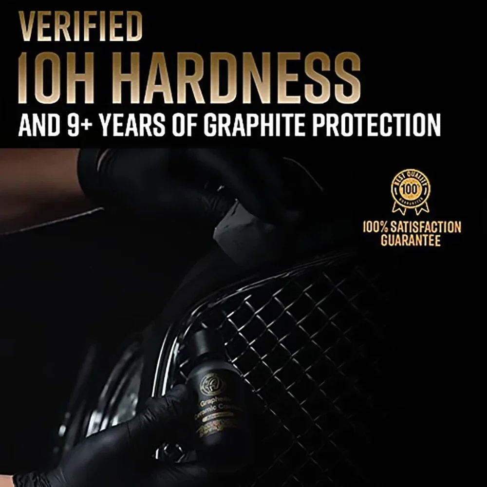 Графеновое керамическое покрытие 10H для профессионалов в автомобиле 9 + лет