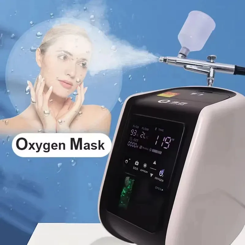 Фото Аппарат для кислородной терапии O2toderm Dome с маской, корейская система кислородной инфузии для салонов красоты и домашнего использования №2