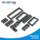 10 шт. разъемы IC DIP6 DIP8 DIP14 DIP16 DIP18 DIP20 DIP28 контакты разъем DIP Socket 6 8 14 16 18 20 24 28 контактов