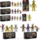 Новинка 4 шт.компл. FNAF на пять ночей фигурки героев из безопасности Бонни Фокси игрушки 5 Fazbear кукла модель детские игрушки подарки