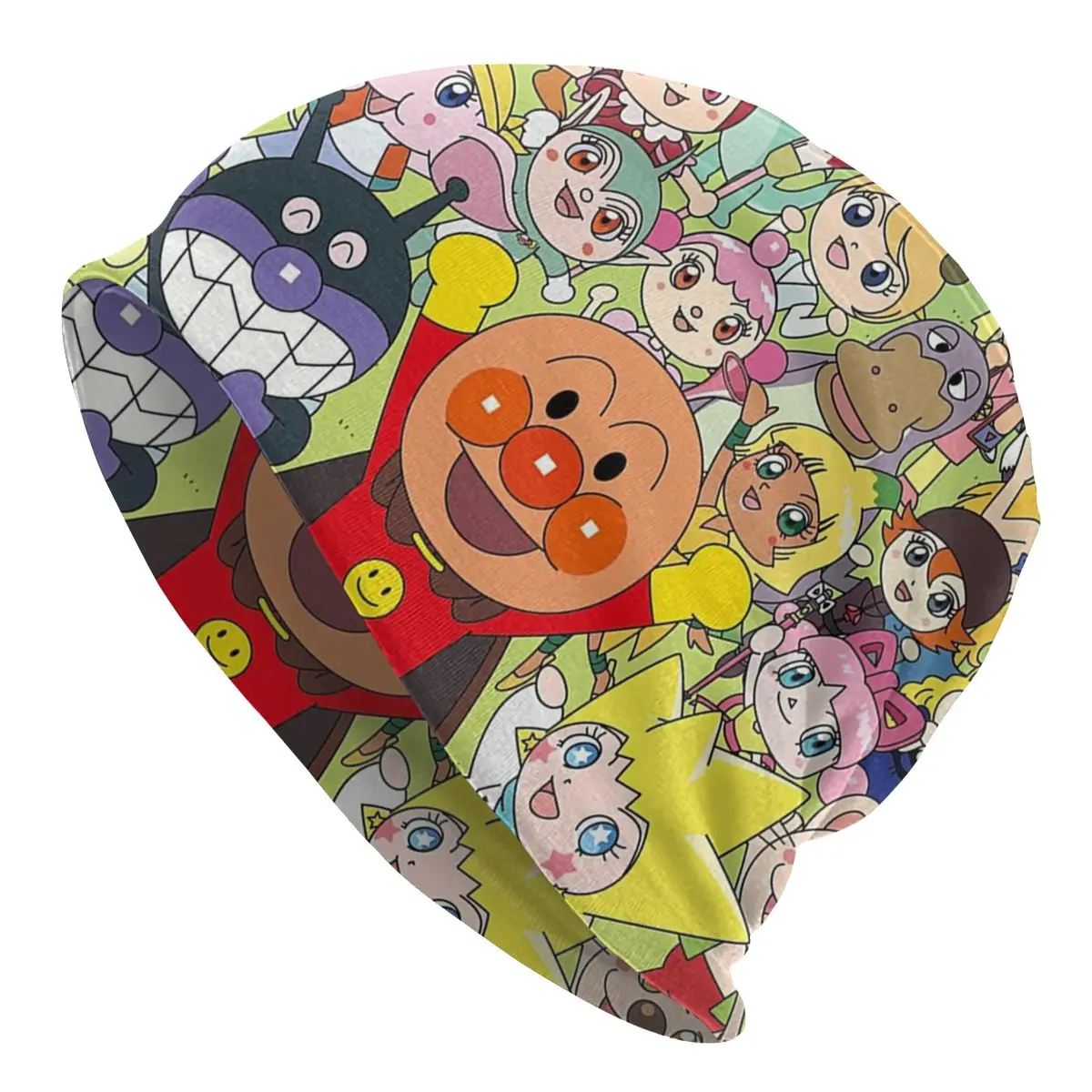 

Классическая промытая теплая шапочка Anpanman Batakosan с героями аниме, повседневные велосипедные шапочки, защитные мужские и женские мужские шап...