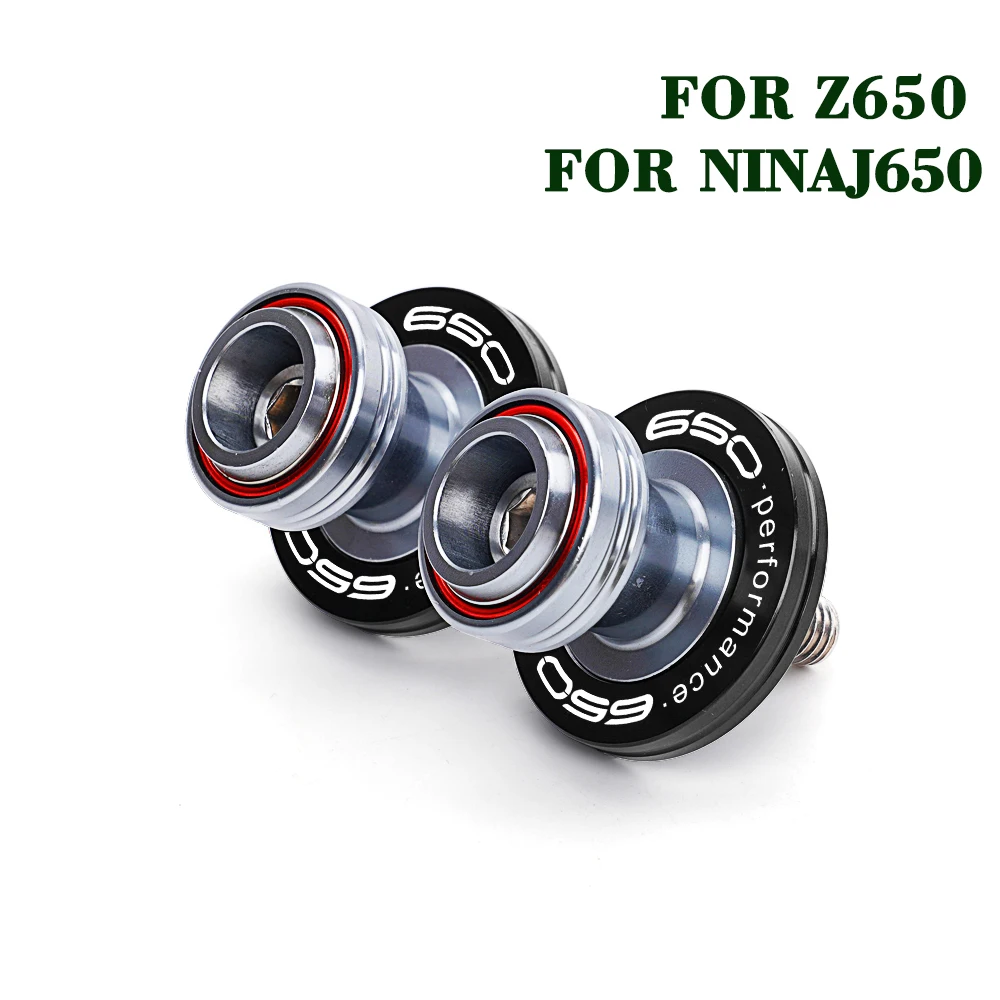 

ZEXDDI для Kawasaki Z900 Z900RS Z800 Z650 Z650RS 2023 2024, мотоцикл с ЧПУ M8, задний слайдер, подставка, винт, катушки маятника, аксессуары