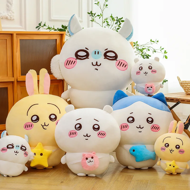 Фото Горячая 30-80 см Kawaii Hachiware Momonga плюшевые игрушки плюшевые куклы мягкие, но не легко деформируемые плюшевые украшения комнаты подарок на день рождения №2