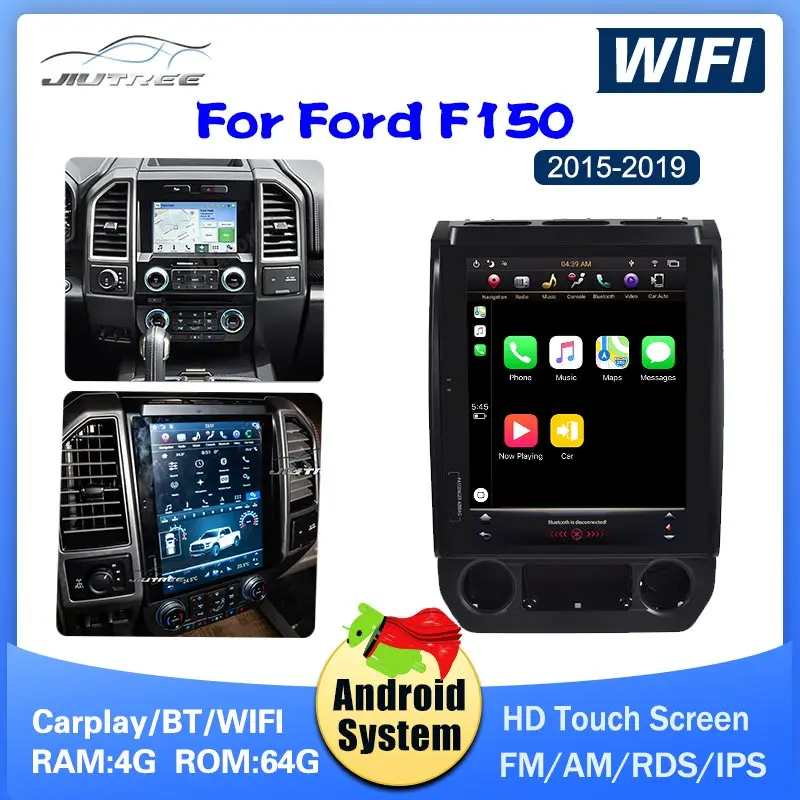 

2 Din Android Car radio For Ford F150 2015 2016 2017 2018 2019 car stereo auto radio tape recorder Tesla style multimedia player
