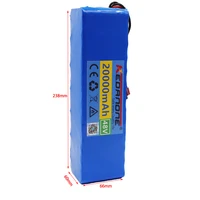 48v lithium ion battery 48v 20ah 1000w 13s3p lithium battery pack for 54 6v e bike electric bicycle scooter with bmscharger