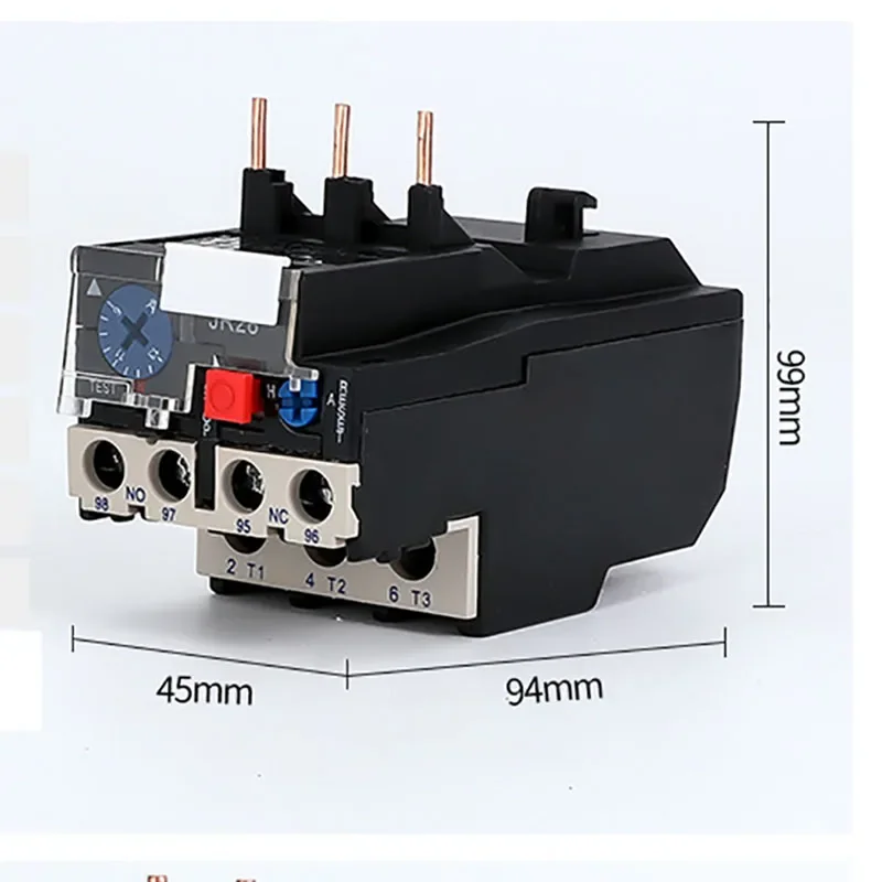 Регулируемое тепловое реле JR28