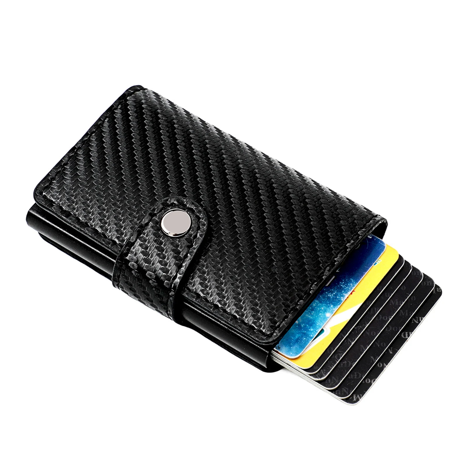 

Тонкий кошелек, износостойкий вместительный модный мужской мини-кошелек из искусственной кожи, товары для покупок, кошелек с несколькими о...