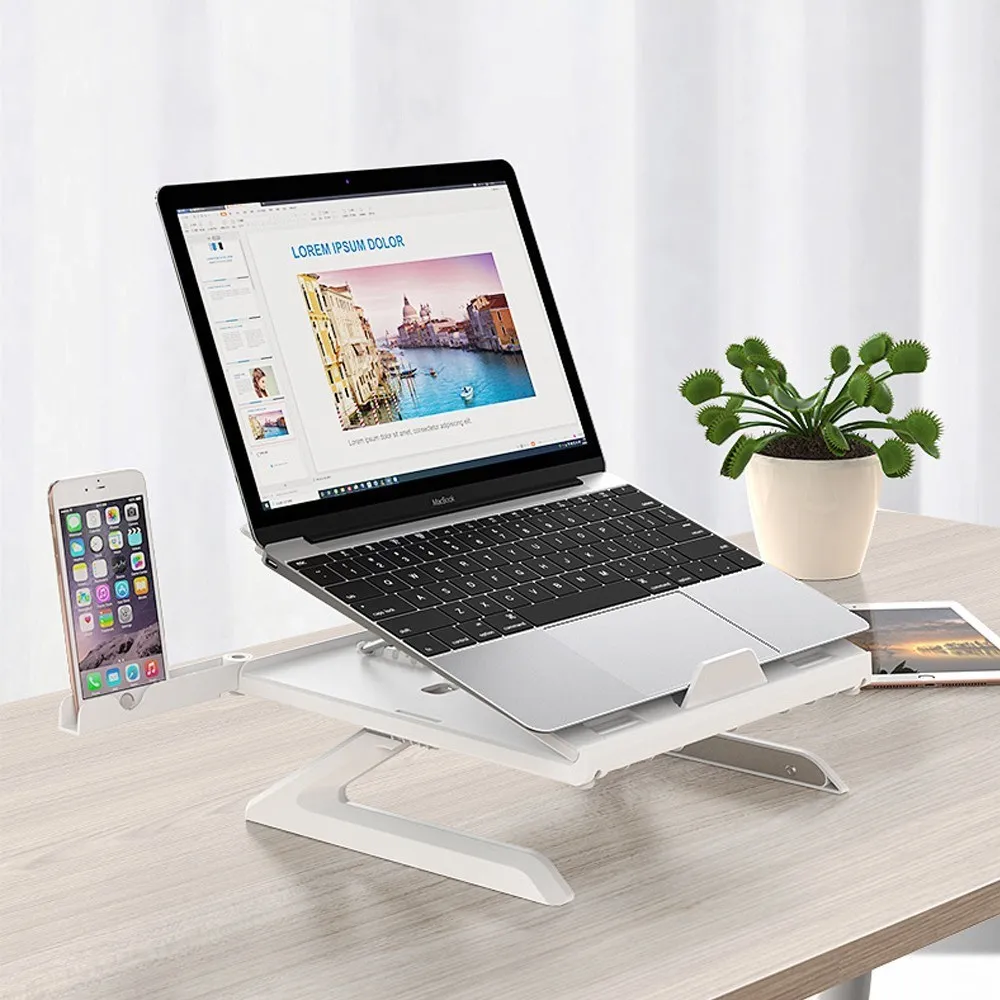 

Laptop Stand for MacBook Pro Air Notebook Support PC Portable Tablet iPad Stand Phone Bracket Laptop Holder for Xiaomi Computer